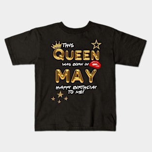 May Birthday Kids T-Shirt